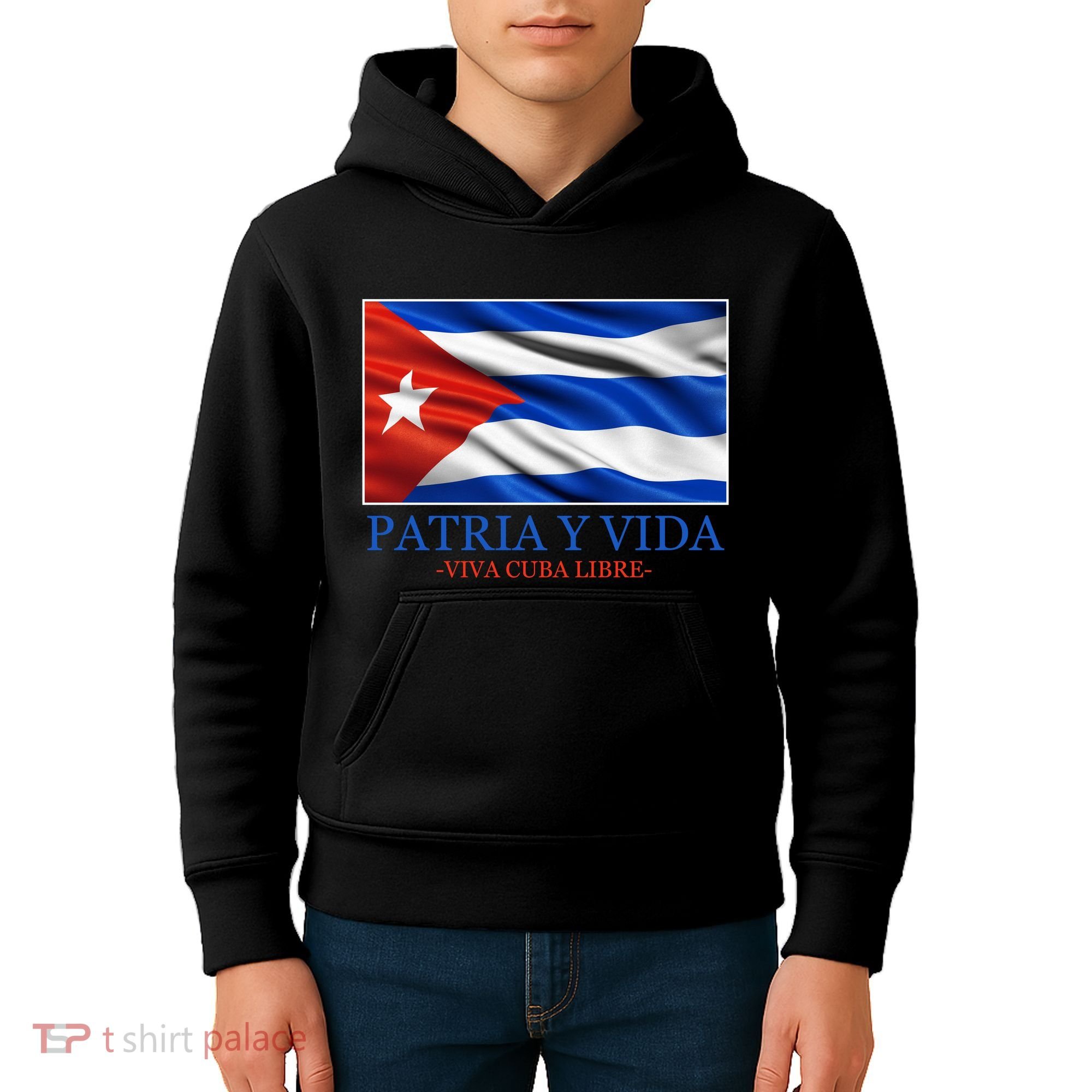 Patria Y Vida Viva Cuba Libre Kids Hoodie