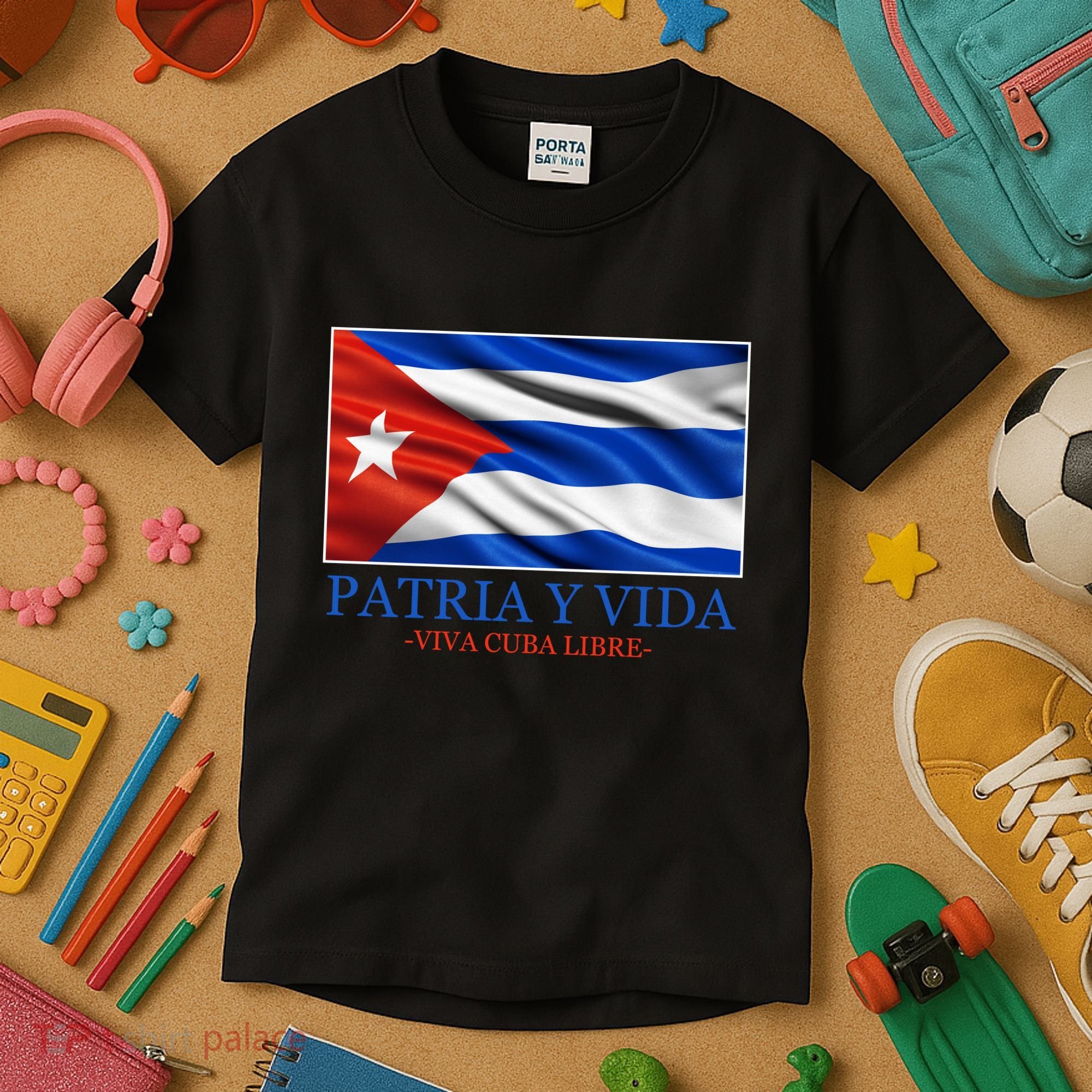 Patria Y Vida Viva Cuba Libre Kids T-Shirt