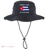 Patria Y Vida Viva Cuba Libre Distressed Cuban Flag Bucket Hat thumb 0