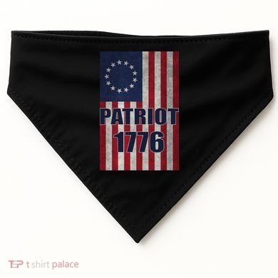 Patriot Betsy Ross Flag 1776 USA-Made Doggie Bandana