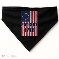 Patriot Betsy Ross Flag 1776 USA-Made Doggie Bandana thumb 0