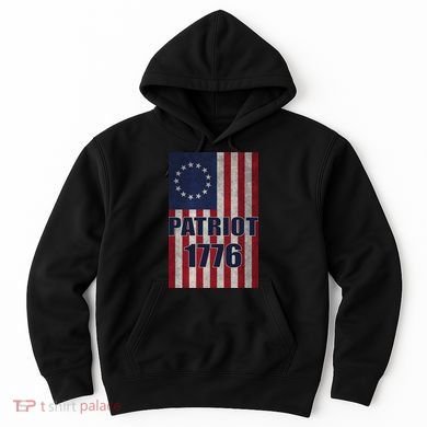 Patriot Betsy Ross Flag 1776 Hoodie