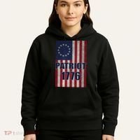 Patriot Betsy Ross Flag 1776 Hoodie thumb 5