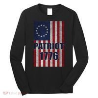 Patriot Betsy Ross Flag 1776 Long Sleeve Shirt thumb 0