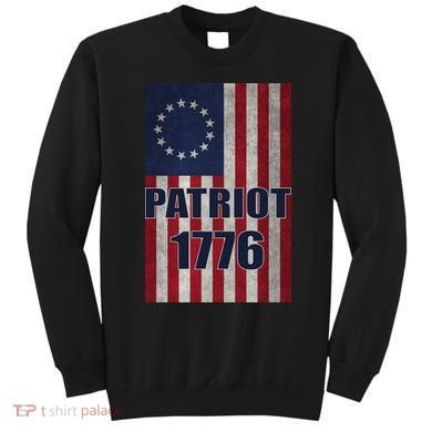 Patriot Betsy Ross Flag 1776 Sweatshirt