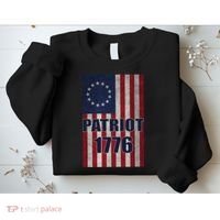 Patriot Betsy Ross Flag 1776 Sweatshirt thumb 2