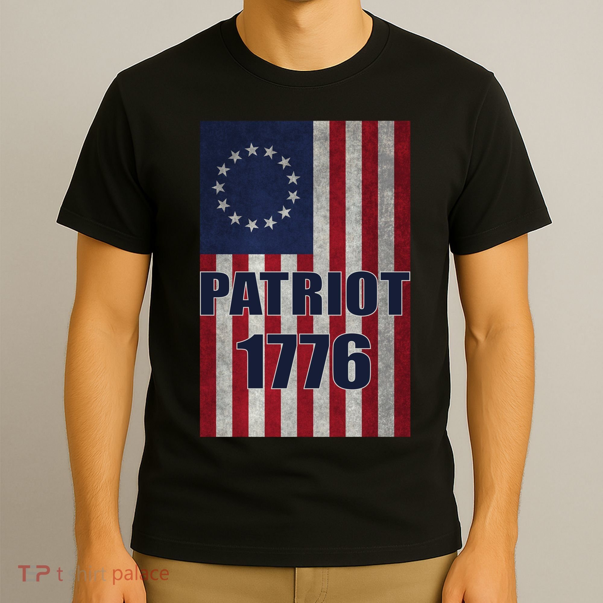 Patriot Betsy Ross Flag 1776 T-Shirt