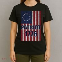 Patriot Betsy Ross Flag 1776 T-Shirt thumb 4