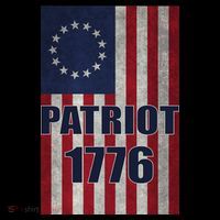 Patriot Betsy Ross Flag 1776 Button thumb 1