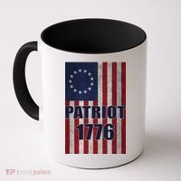 Patriot Betsy Ross Flag 1776 Coffee Mug thumb 0