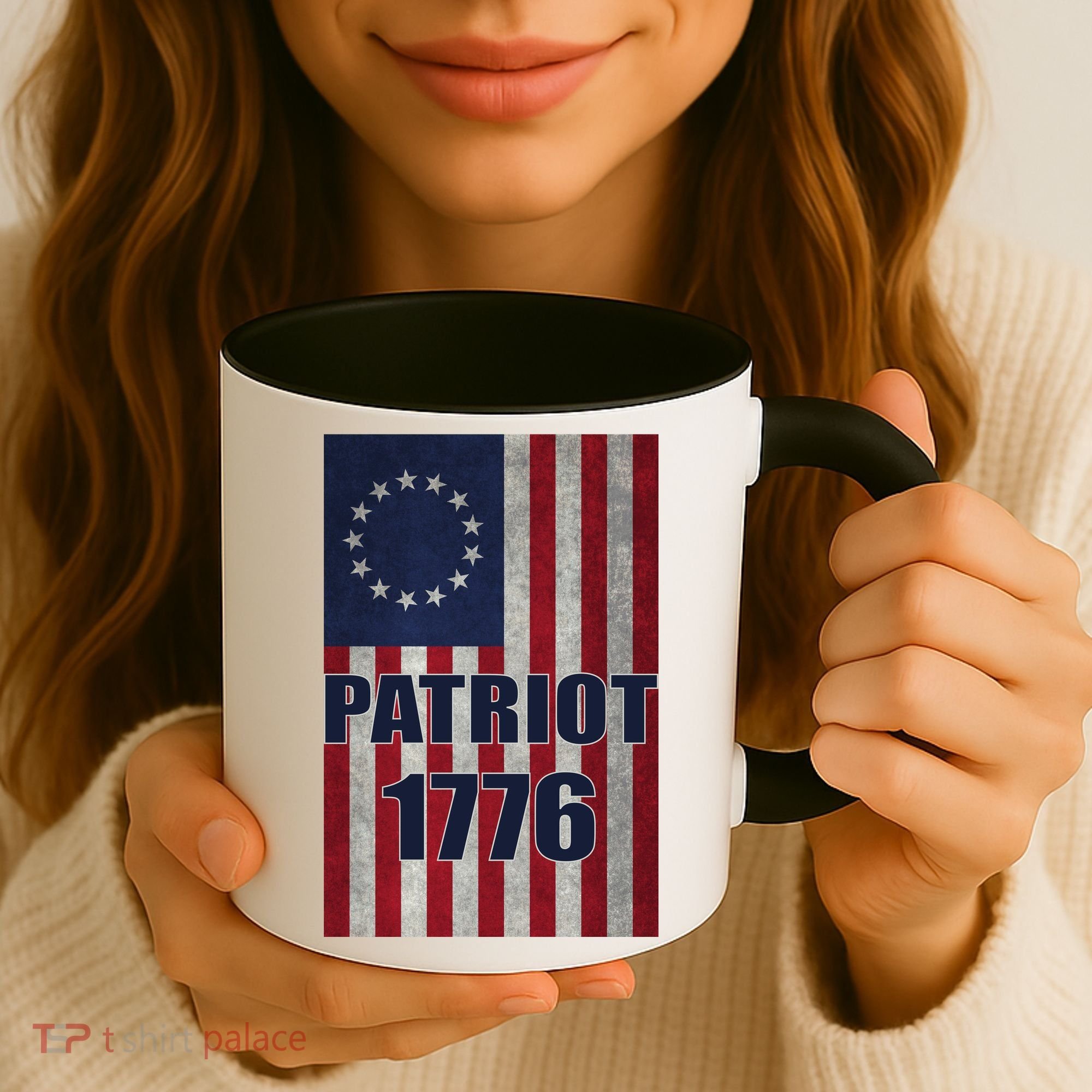 Patriot Betsy Ross Flag 1776 Coffee Mug