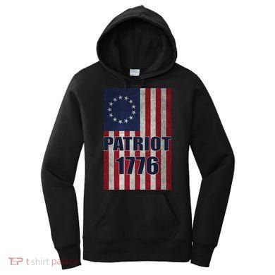 Patriot Betsy Ross Flag 1776 Women's Hoodie