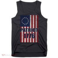 Patriot Betsy Ross Flag 1776 Tank Top thumb 0