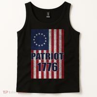 Patriot Betsy Ross Flag 1776 Tank Top thumb 2