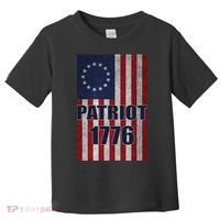 Patriot Betsy Ross Flag 1776 Toddler T-Shirt thumb 0
