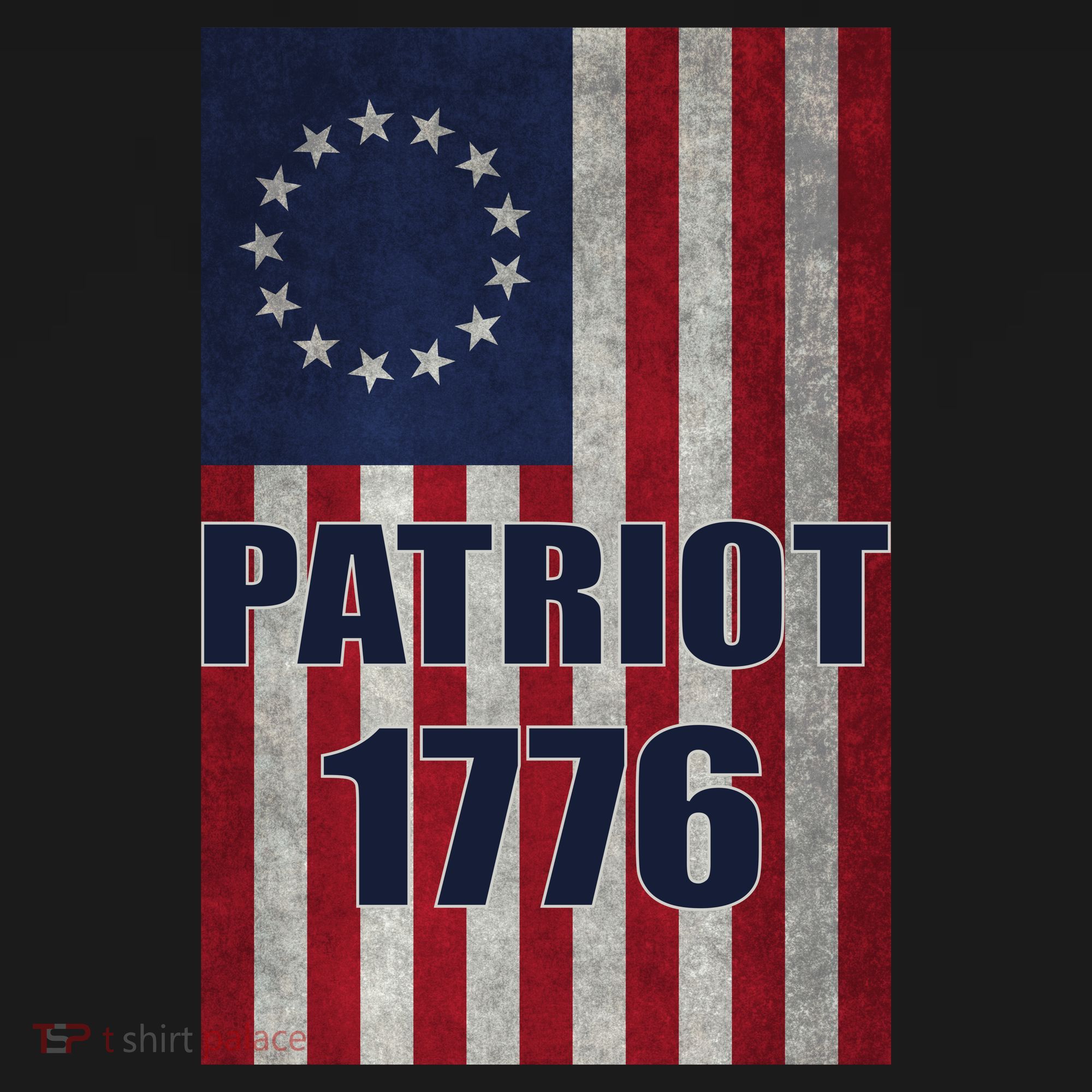 Patriot Betsy Ross Flag 1776 Toddler T-Shirt