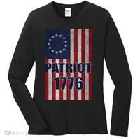 Patriot Betsy Ross Flag 1776 Women's Long Sleeve Shirt thumb 0