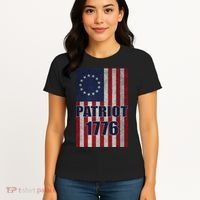 Patriot Betsy Ross Flag 1776 Women's T-Shirt thumb 4