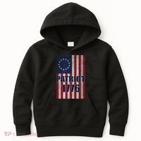 Patriot Betsy Ross Flag 1776 Kids Hoodie thumb 0