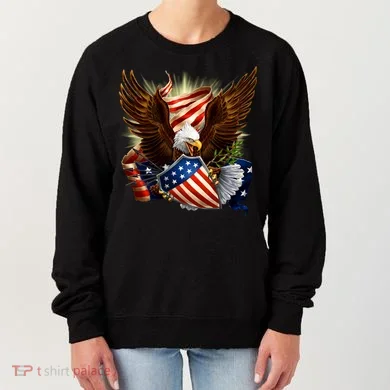Patriot Eagle American Shield Women's Sweatshirt