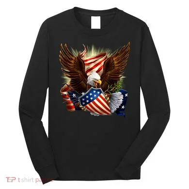 Patriot Eagle American Shield Long Sleeve Shirt
