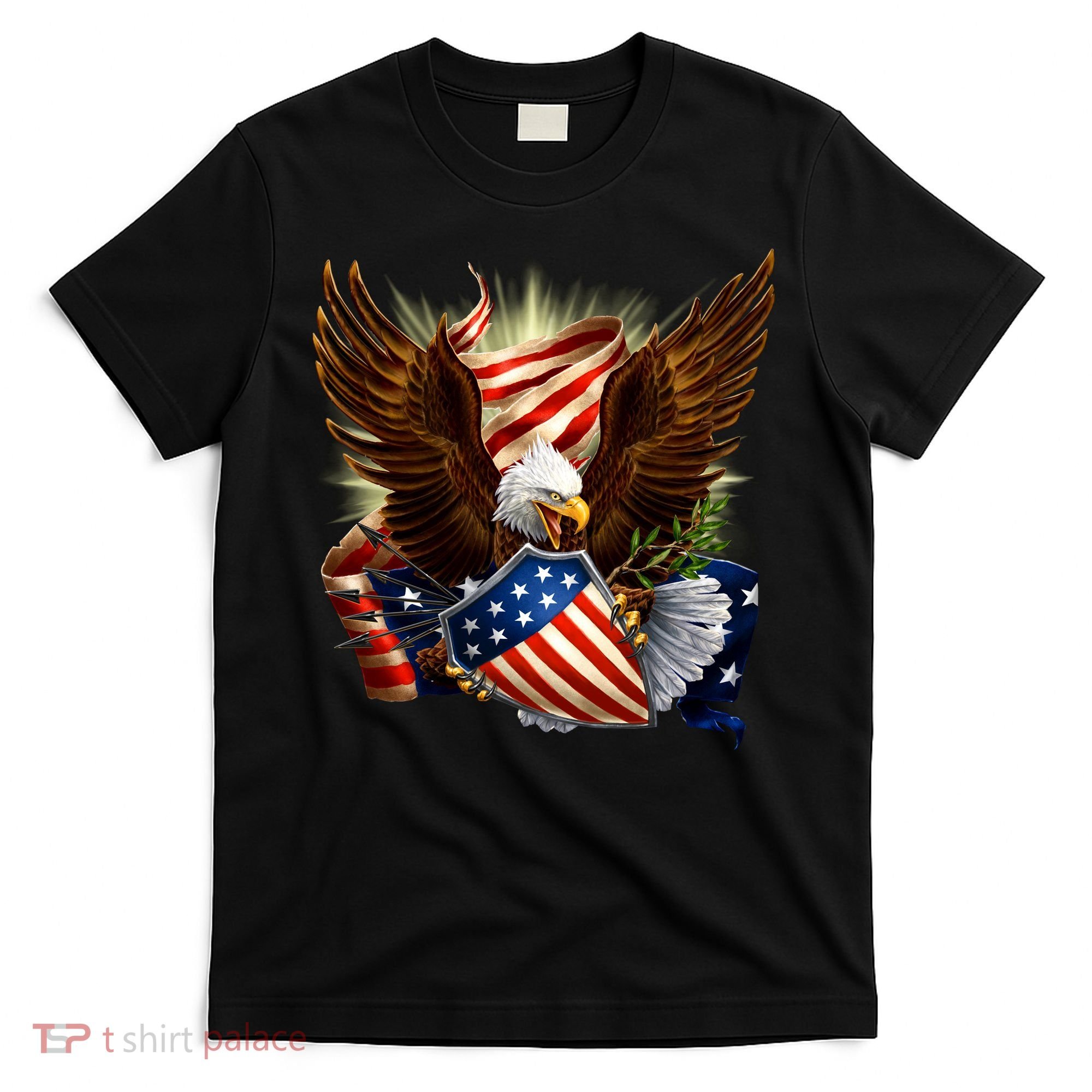 Patriot Eagle American Shield T-Shirt