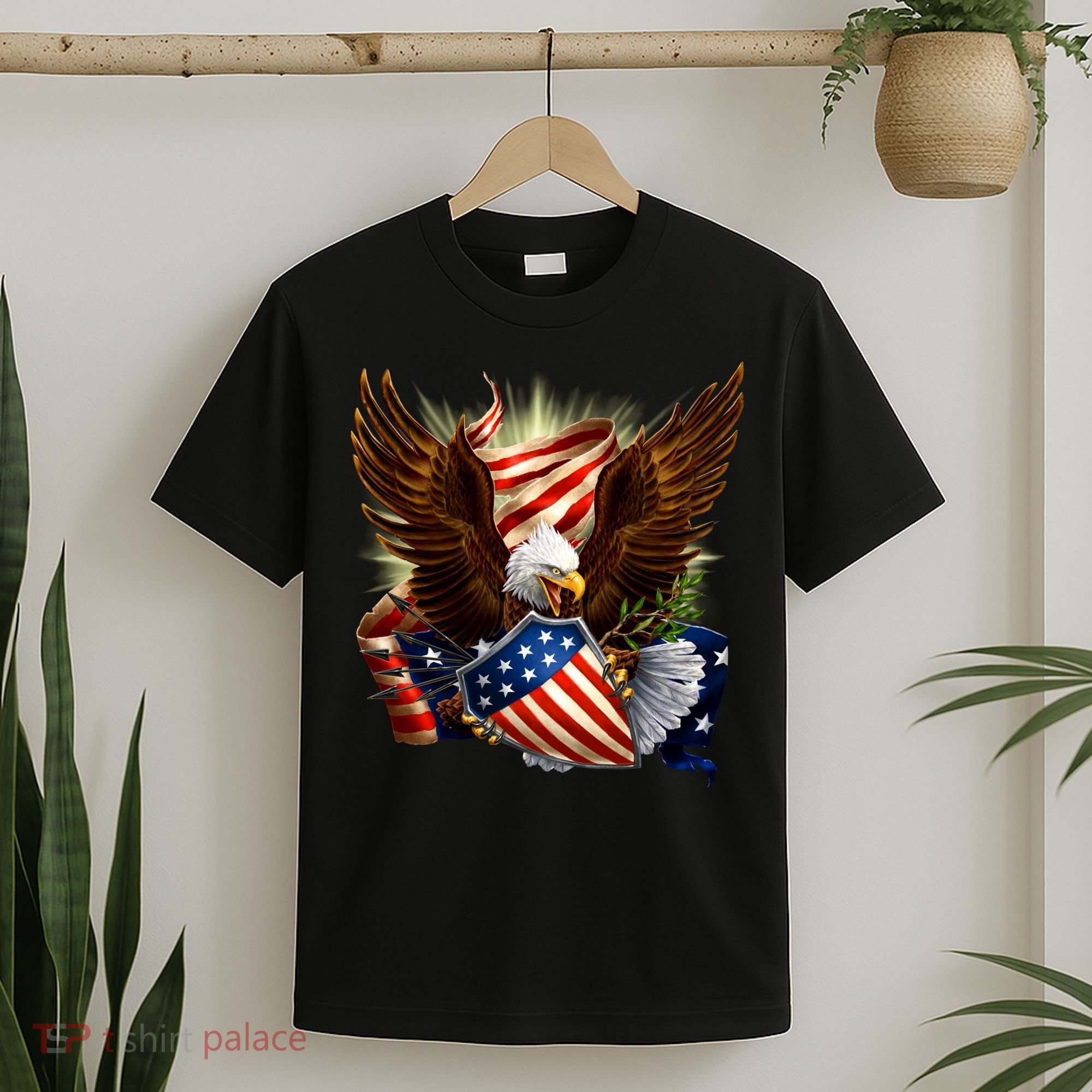 Patriot Eagle American Shield T-Shirt