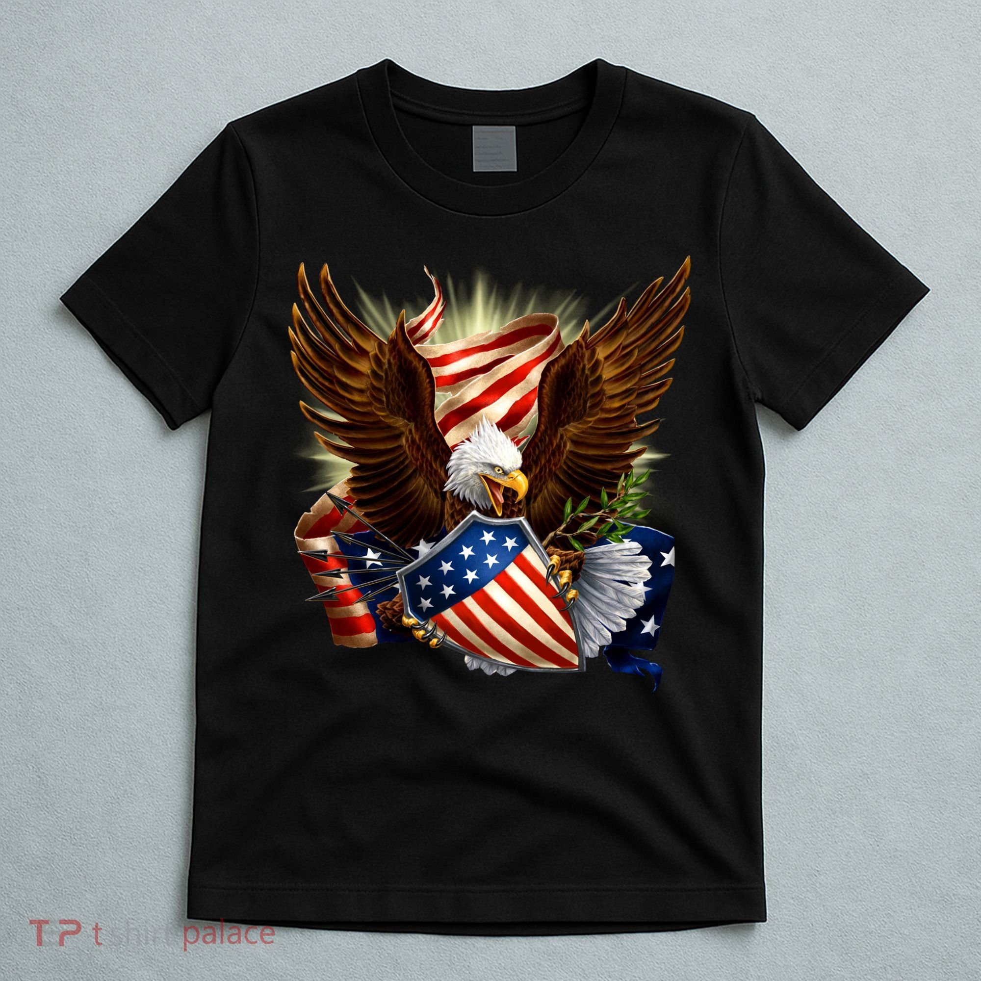 Patriot Eagle American Shield T-Shirt