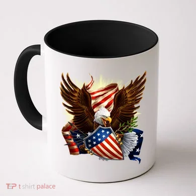 Patriot Eagle American Shield Coffee Mug