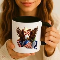 Patriot Eagle American Shield Coffee Mug thumb 3