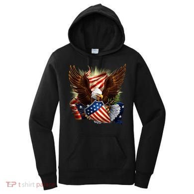 Patriot Eagle American Shield Women's Hoodie