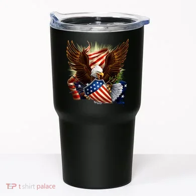Patriot Eagle American Shield Tumbler