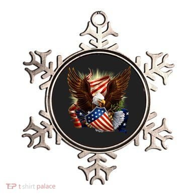 Patriot Eagle American Shield Ornament