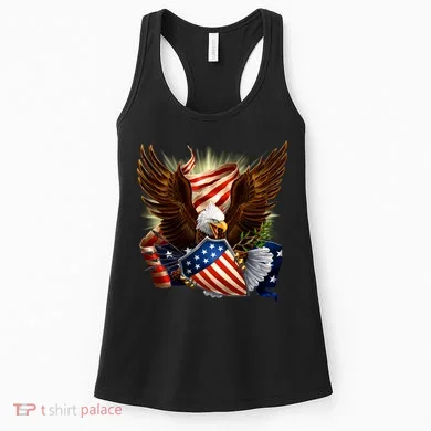 Patriot Eagle American Shield Women's Tank Top