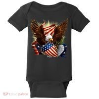 Patriot Eagle American Shield Baby Bodysuit thumb 0