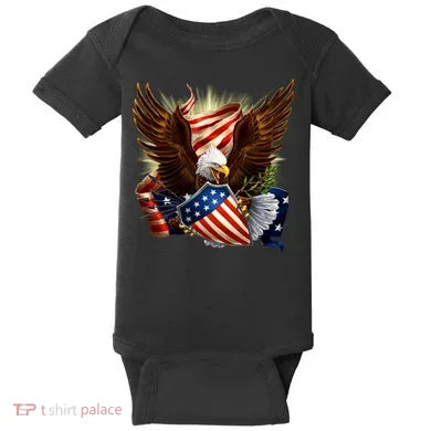 Patriot Eagle American Shield Baby Bodysuit