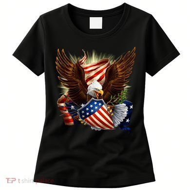 Patriot Eagle American Shield Women's T-Shirt