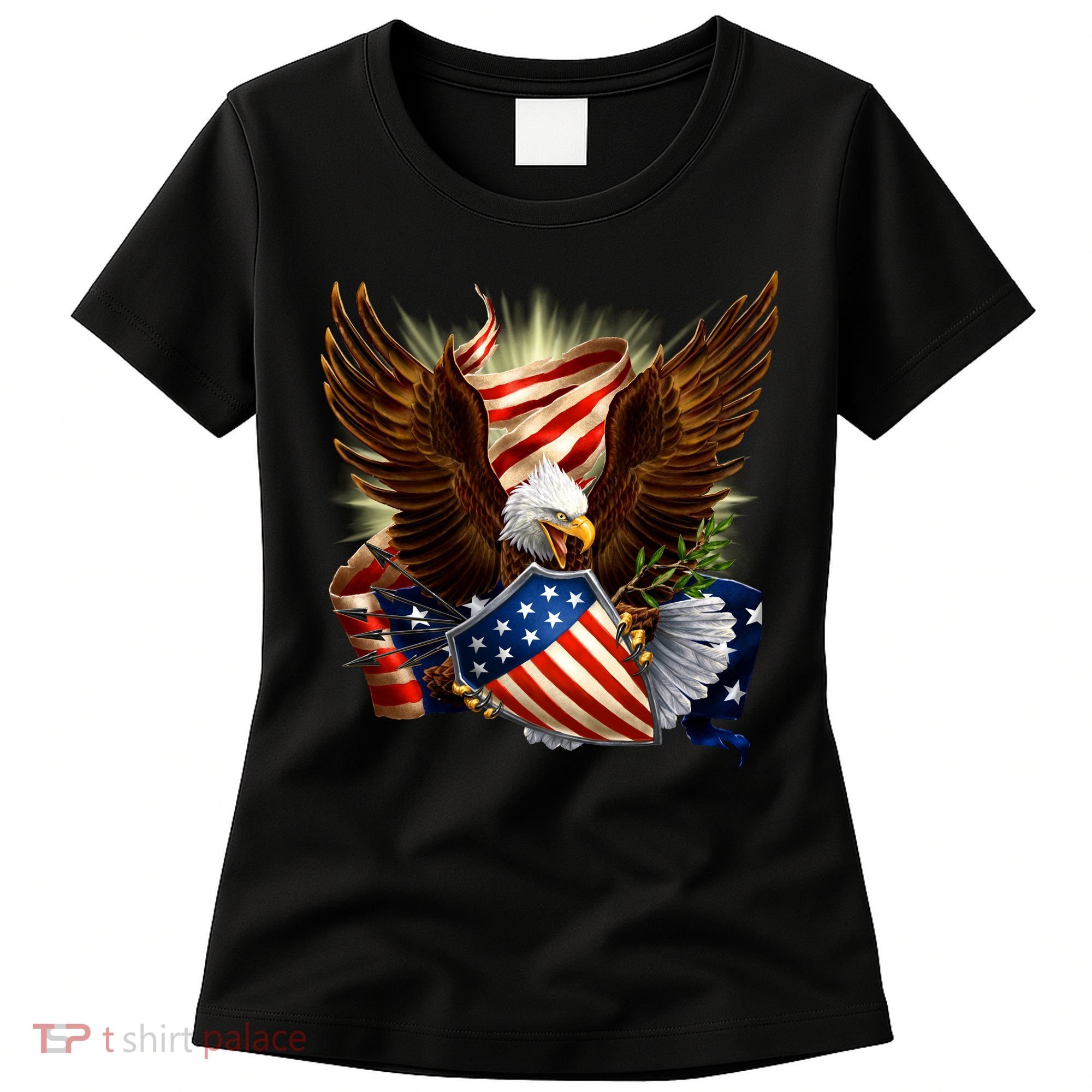 Patriot Eagle American Shield Women's T-Shirt