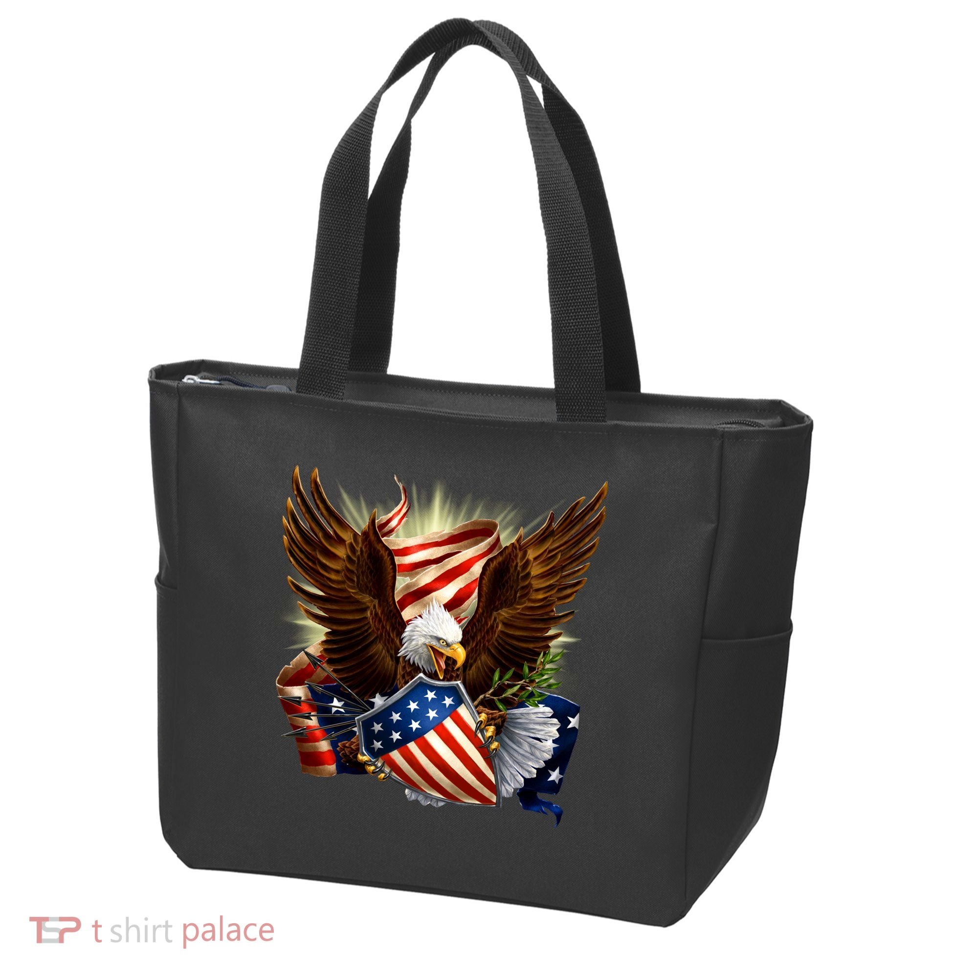 Patriot Eagle American Shield Tote Bag