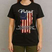 Patriot Founding Fathers Quote Betsy Ross Flag T-Shirt thumb 4