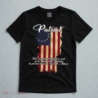 Patriot Founding Fathers Quote Betsy Ross Flag T-Shirt thumb 5