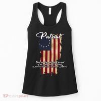 Patriot Founding Fathers Quote Betsy Ross Flag Women's Tank Top thumb 0