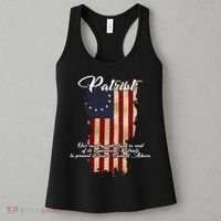 Patriot Founding Fathers Quote Betsy Ross Flag Women's Tank Top thumb 3
