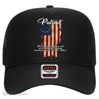 Patriot Founding Fathers Quote Betsy Ross Flag Hat thumb 0