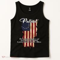 Patriot Founding Fathers Quote Betsy Ross Flag Tank Top thumb 2