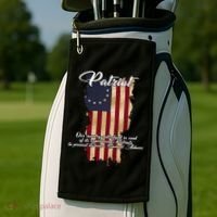 Patriot Founding Fathers Quote Betsy Ross Flag Golf Towel thumb 2