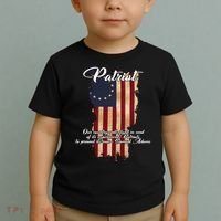Patriot Founding Fathers Quote Betsy Ross Flag Toddler T-Shirt thumb 2