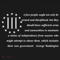 Patriot George Washington American Flag Quote Backpack thumb 2