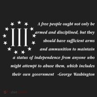 Patriot George Washington American Flag Quote Tumbler thumb 3