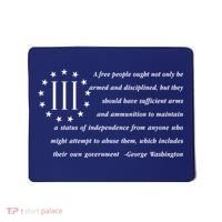 Patriot George Washington American Flag Quote Mousepad thumb 0